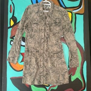 Pam & Gela Olive Patterned Jacket